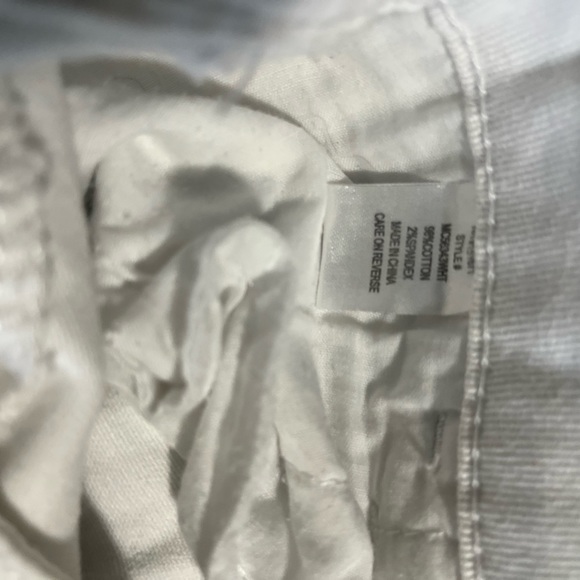 H&H Harmony & Havoc White Denim Stretch Capris Size 8 Inseam 22 Tie Belt - Picture 12 of 12